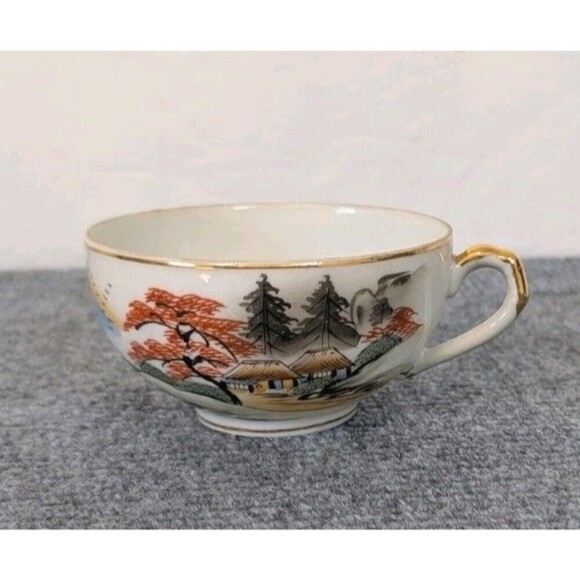 Dove Chiina Other - Vintage Japanese Dove China Teacup— Mt. Fuji Landscape (Replacement Piece)